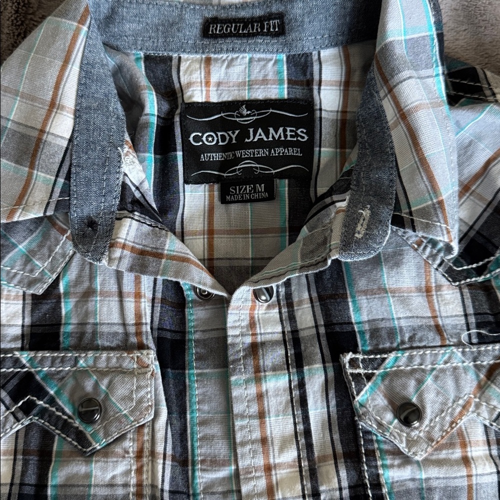 Cody James Plaid Western Shirt